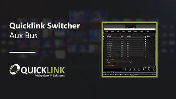 QuickLink StudioPro: Aux Bus