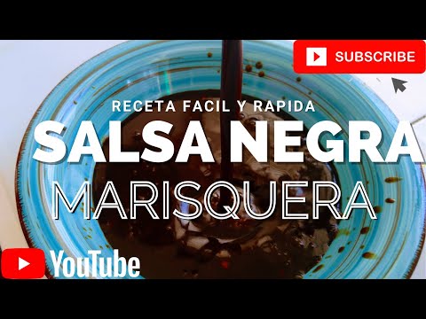 Salsa Negra Marisquera | Receta Facil