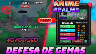 Anime REALMS MEGA UPDATE 1.0 FARM TOWER DEFENSE DIMAS 🚨 LIVE ON 📢 #dharzion DEUS ABENÇOE RS !!