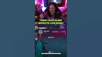 NO WAY! NEW FACE EFFECTS ALERTS ON #lumiastream #twitch #streamer