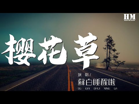 苏白睡醒啦 樱花草 翻自 Sweety 恋人怀中樱花草 听见胸膛心在跳 動態歌詞Lyrics