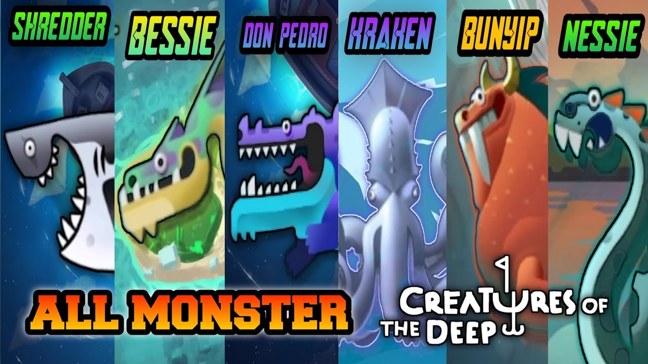 Creatures of the Deep All MONSTER Fight 2024 - YouTube