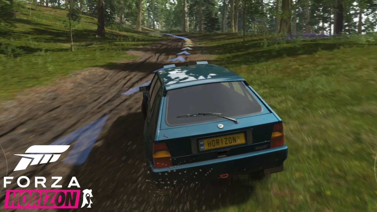 Forza Horizon 4 Laracer @ Horizon Number 4 in a Lancia Delta HF Integrale Evo