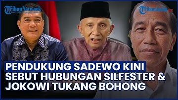 MERASA GERAM! Amien Rais Sebut Hubungan Silfester & Jokowi adalah Tukang Bohong
