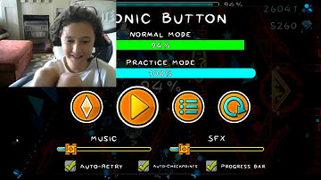 Bionic Button 100% (Easy Demon) Geometry Dash #3
