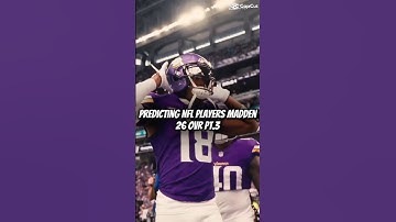 Predicting NFL players madden 26 ovr pt.3 #nfl #viralshorts #madden