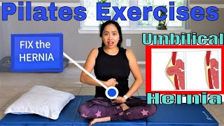 Fix Umbilical Hernia: Protruding Belly Button: Mat Pilates Workout at Home