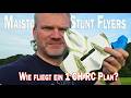 Wie fliegt ein 1 CH RC Flugzeug? Der Stunt Flyers von Maisto 2,4 Ghz für mit 1 Hand Fernsteuerung