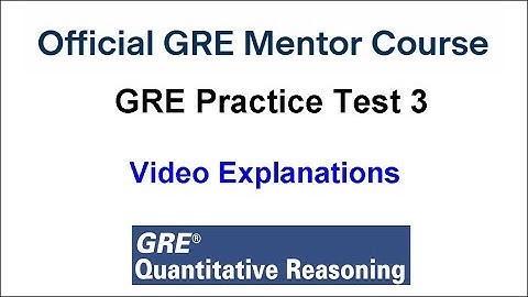 Question 01 GRE Quantitative Reasoning Practice Test 3 Timed GRE Mentor