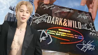 BTS OT7 Full signed Album : DARK & WILD Box CD RARE 💜 Autographed by 7 members of Bangtan Boys 방탄소년단