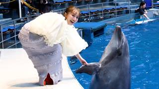 水族館にももクロ百田さん登場