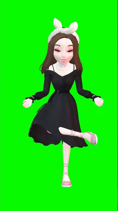 green screen animasi menari