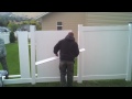HOW TO INSTALL A VINYL FENCE INSTALLING VINYL FENCE PANELS