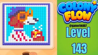 Colony Flow Level 143 Walkthrough Solution