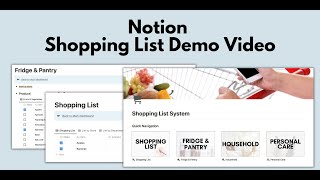 Notion Shopping List System Demo screenshot 5