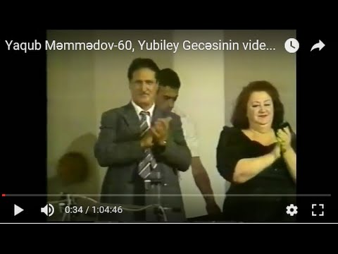 Yaqub Məmmədov-60 Yubiley Gecəsinin videoyazisi 2 (2/3)