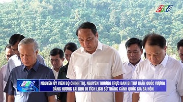 Nguyên Thường trực Ban bí thư dâng hương tại khu di tích lịch sử thắng cảnh quốc gia Ba Hòn