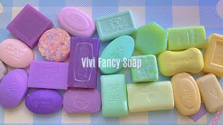 : ASMR Soap Cutting/Dry Soap Cutting ASMR/Satisfying Sound ASMR/No Talking/Cold Colors