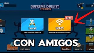 ✅COMO JUGAR CON AMIGOS EN SUPREME DUELIST STICKMAN screenshot 5