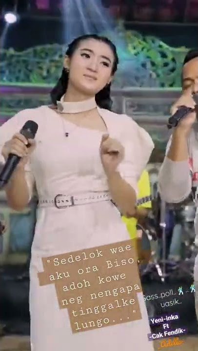 Adella Story WA ✨'Goyang 🕺..🕺tipis-tipis bersama cak fendik ft yeni inka...✨uenak..🎶🎧☕
