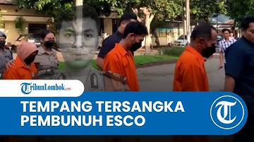 Tampang 5 Tersangka Kasus Pembunuhan Brigadir Esco yang Dihadirkan Polres Lombok Barat