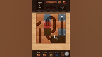 Roll the Ball slide puzzle Medium Pack Level 5 Solution