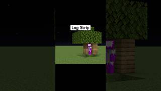 Easy Log Strip Trap Tutorial #minecraft #mc #trap #pvp