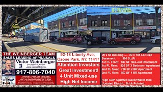 92-18 Liberty Ave Ozone Park, NY 4 Income Fantastic Investment