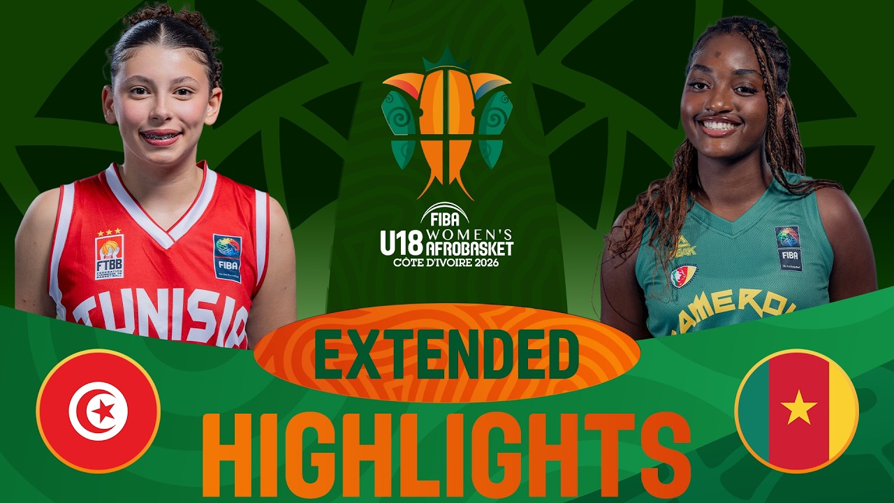 Tunisia 🇹🇳 v Cameroon 🇨🇲 | Extended Highlights | FIBA U18 Women's AfroBasket 2026
