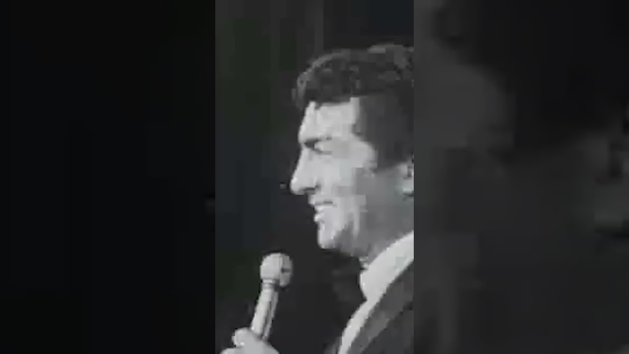 Dean Martin performing "Everybody Loves Somebody" in 1965. 