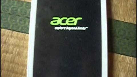 Iconia W1-810 bootup