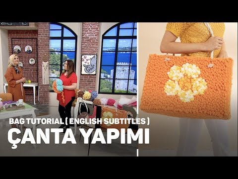 Alize Puffy ile Çanta Yapımı - Bag Tutorial