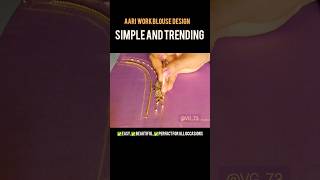 Aari WorkBlouse DesignSimple and trending💠 #shortvideo#shorts
