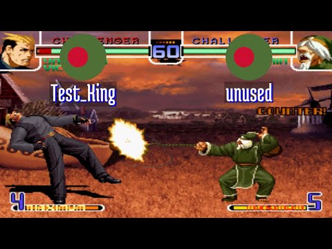 FT3 @kf2k2pls: Test_King (BD) vs unused (BD) [King of Fighters 2002 Plus kf2k2 Fightcade] Jun 23
