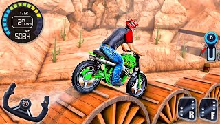 Motocross Bike Racing Simulator - Impossible Tracks Motor Bike Driving - Android GamePlay #2 screenshot 3