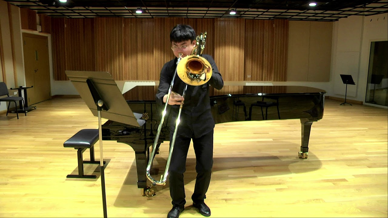 pmf audition 2020 Gu hongyi Bass trombone YouTube
