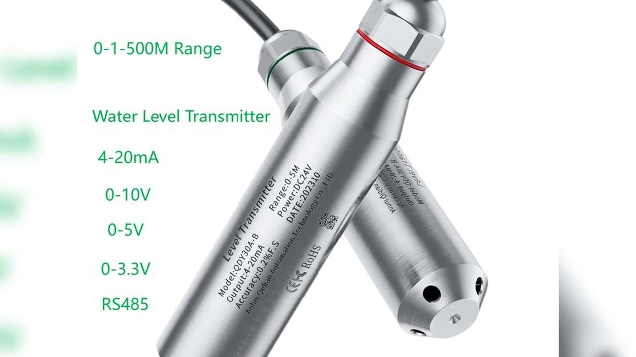 A must-have product! Hydrostatic Liquid Level Sensor Transmitter DC24V DC5V Power Liquid Transduce