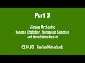 Part 3 simorq orchestra hooman khalatbari and homayoun shajarian and hamid motebassem 102011