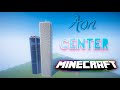 Aon Center( Los Angeles and Chicago) in Minecraft, Time Lapse