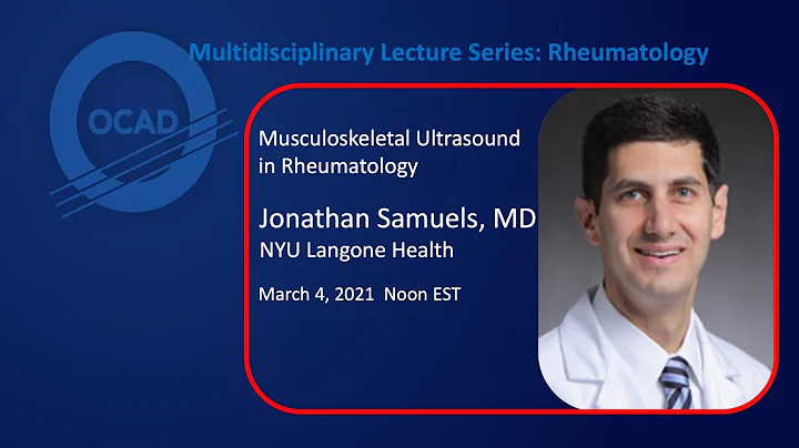 Rheumatologists using Ultrasound - OCAD Multidisci...