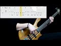 Red hot chili peppers  road trippin bass cover play along tabs in