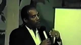 Oj Simpson with Steve Cokely breaking down the media