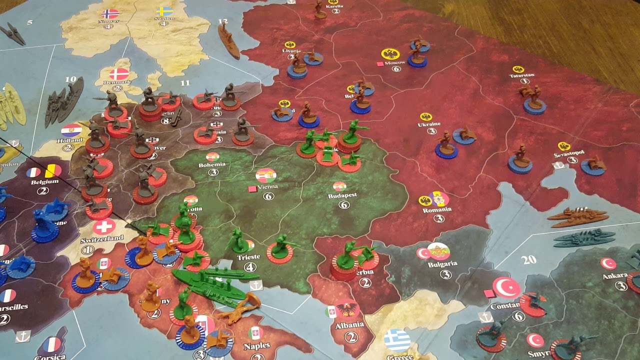 Axis and Allies 1914 Italy first. Russia next. Then the world! YouTube