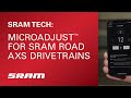 Microadjust for sram road axs drivetrains