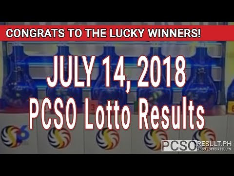 PCSO Lotto Results Today July 14, 2018