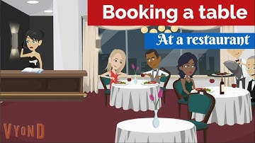 AT THE RESTAURANT. BOOKING A TABLE BY PHONE. PHONE CONVERSATION