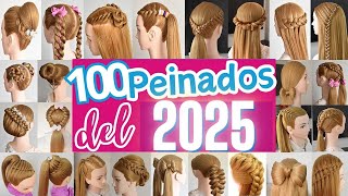 100 PEINADOS Faciles y Rapidos con Trenzas para el 2022 de Fiestas - Niñas - Graduacion