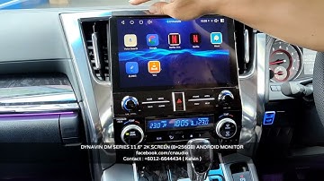 DYNAVIN DM SERIES 11.6" 2K SCREEN (8+256GB) JBL DESIGN ANDROID MONITOR