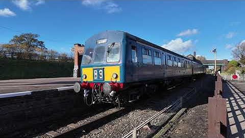 BR Class 101 DMU Leaving Quorn and Woodhouse GCR