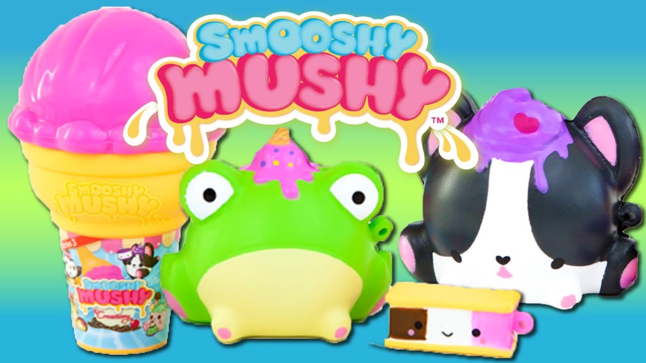 Smooshy Mushy squishies - YouTube